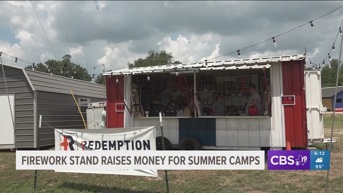 For 2 decades, fireworks stand in Gilmer raises money for camp