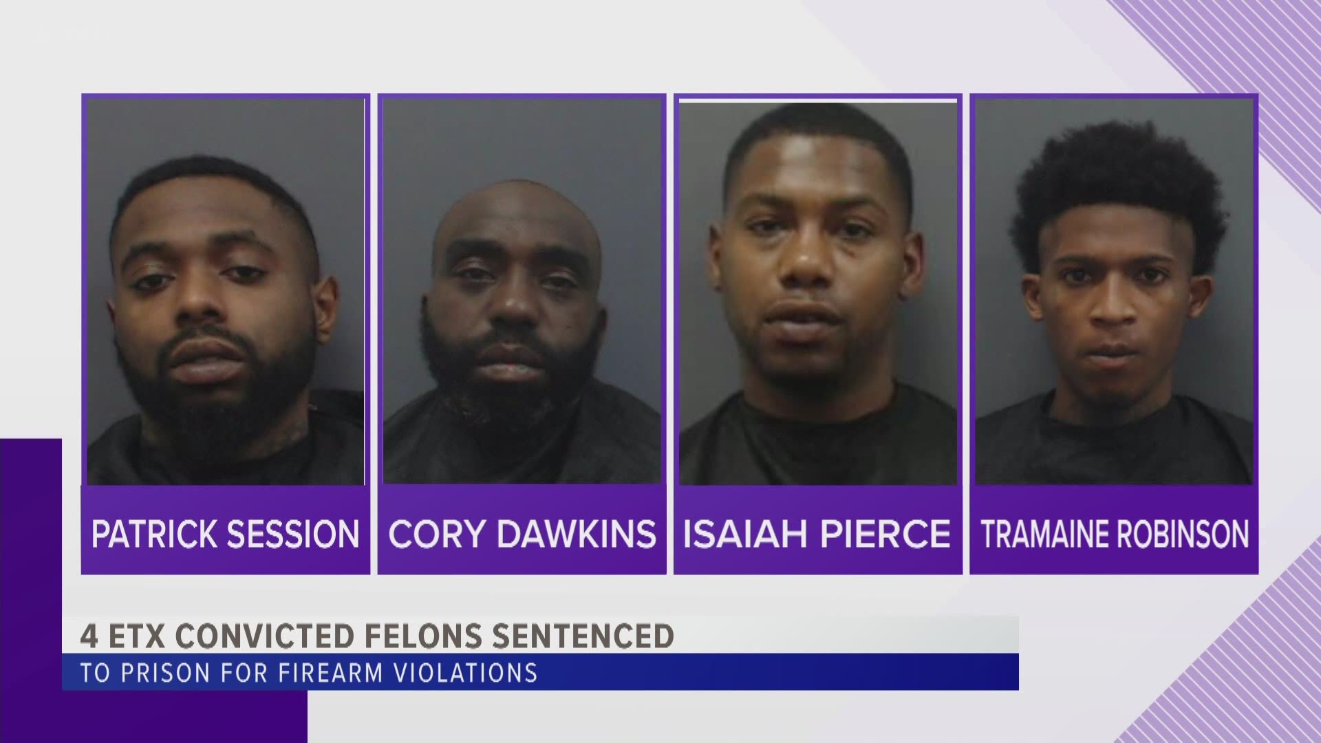 Some of the individuals were identified as gang members.