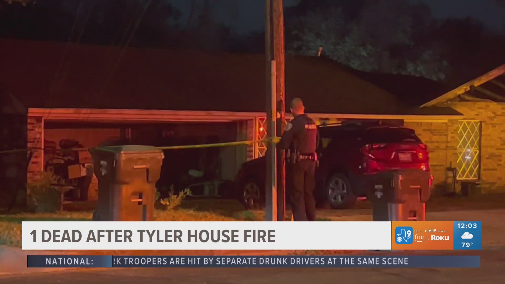 1 dead after Tyler house fire | cbs19.tv