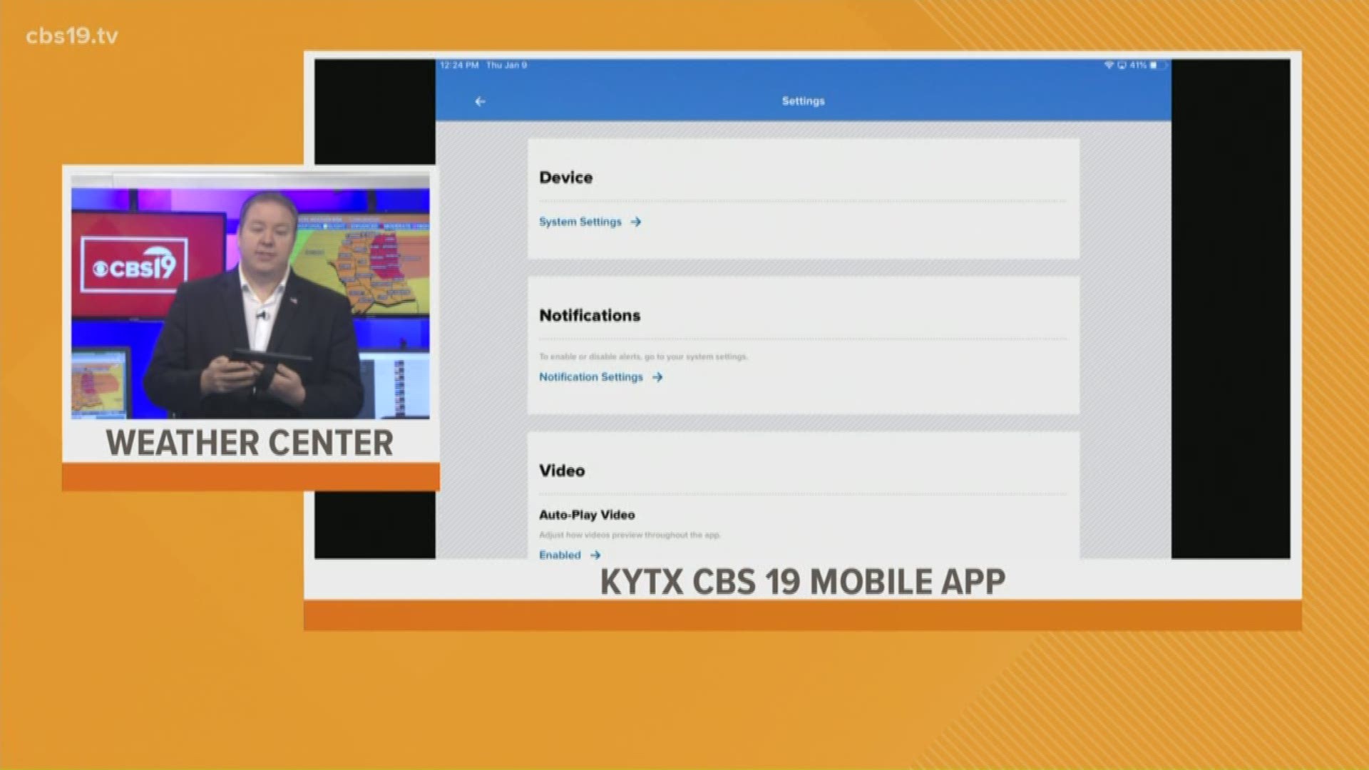 With severe weather in the forecast, Meteorologist Michael Behrens walks you through setting up weather alerts on your KYTX CBS 19 Mobile App!
