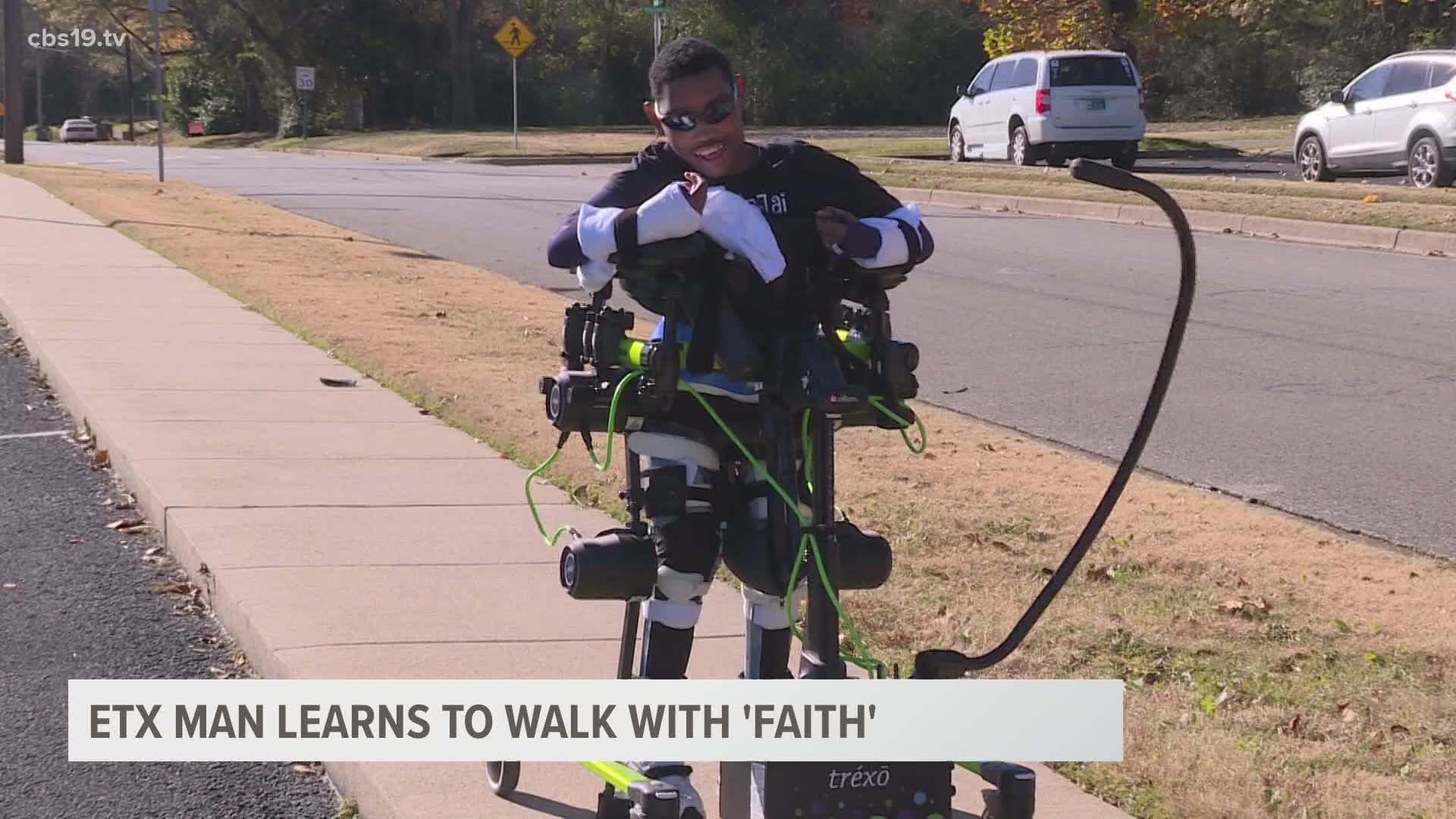 23-year-old DeJai Mitchell was born with cerebral palsy.