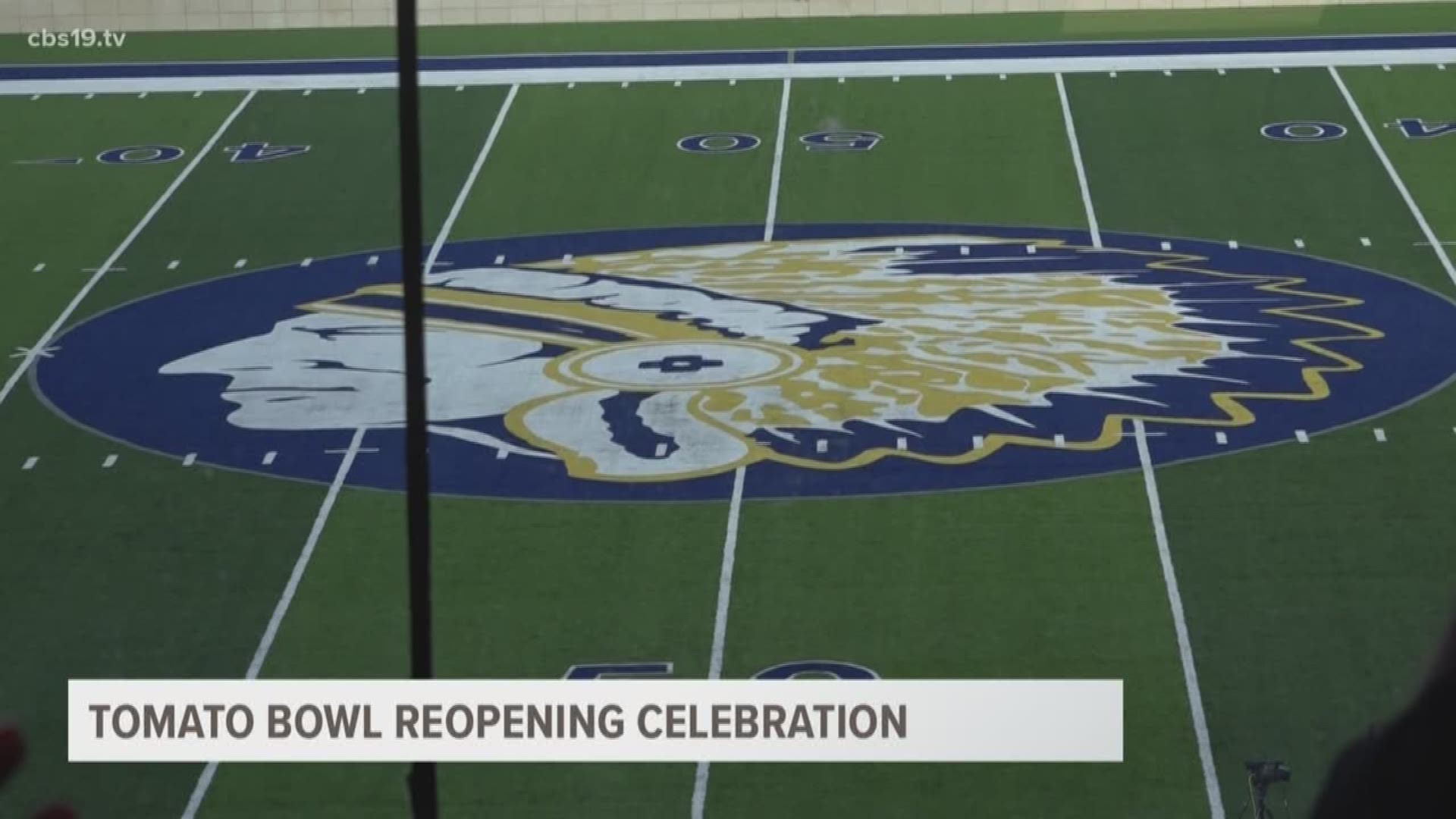 Jacksonville holds grand re-opening celebration for the Tomato Bowl. Alum from the 50s, 60s, 70s, and from more recent years attended the event. Famous Alum Neal McCoy also performed at the event.