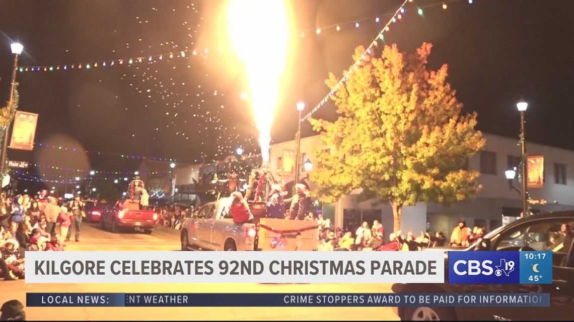 City of Kilgore celebrating 92nd annual Christmas parade cbs19.tv