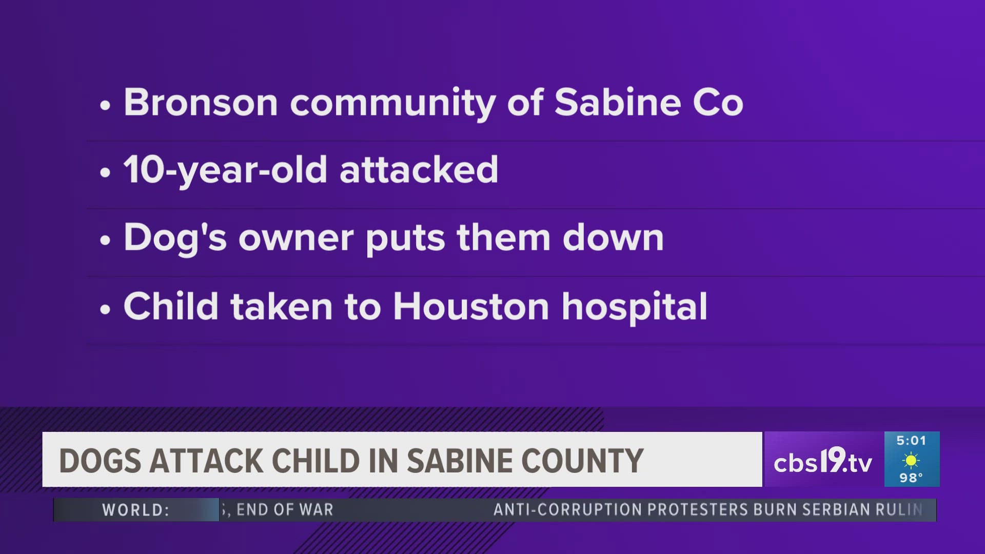 East Texas child recovering in hospital following dog attack | cbs19.tv