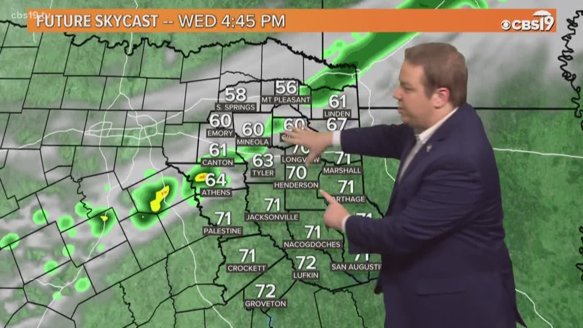 Another great weather afternoon shaping up for East Texas, but Meteorologist Michael Behrens says rain is on the way. Watch his full forecast for the details on when!