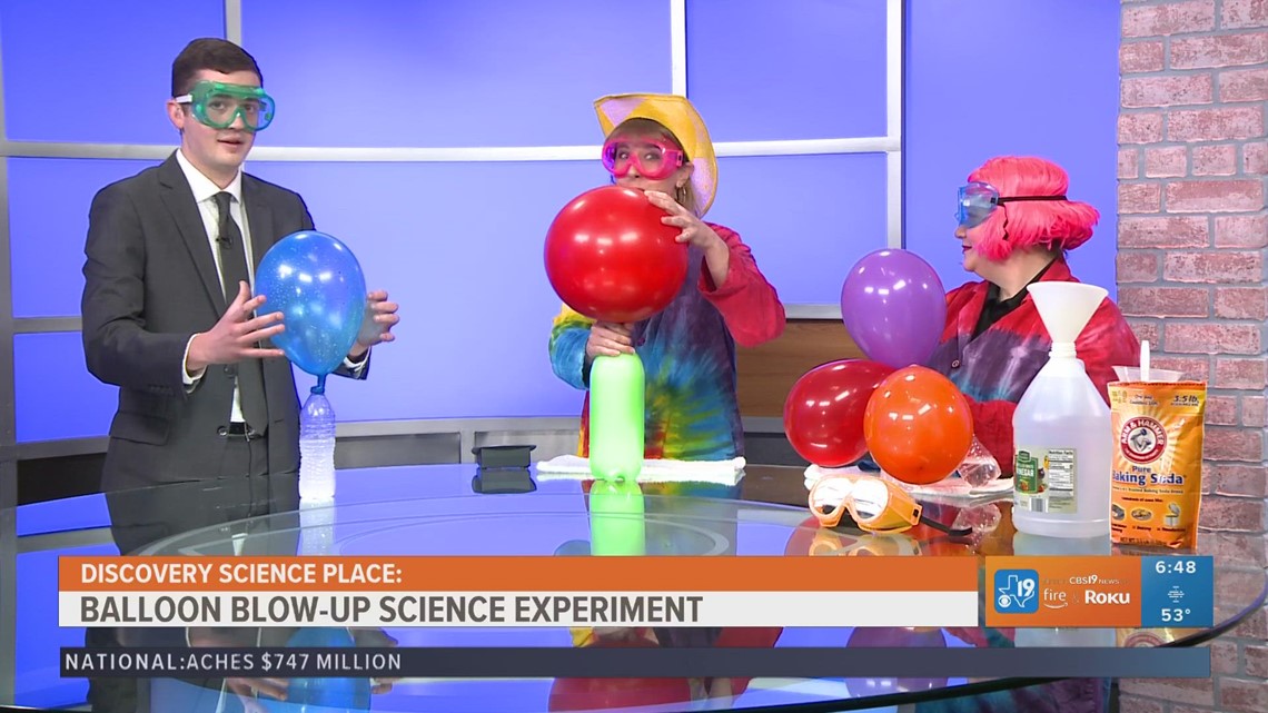 Discovery Science Place teaches fun balloon experiment for kids