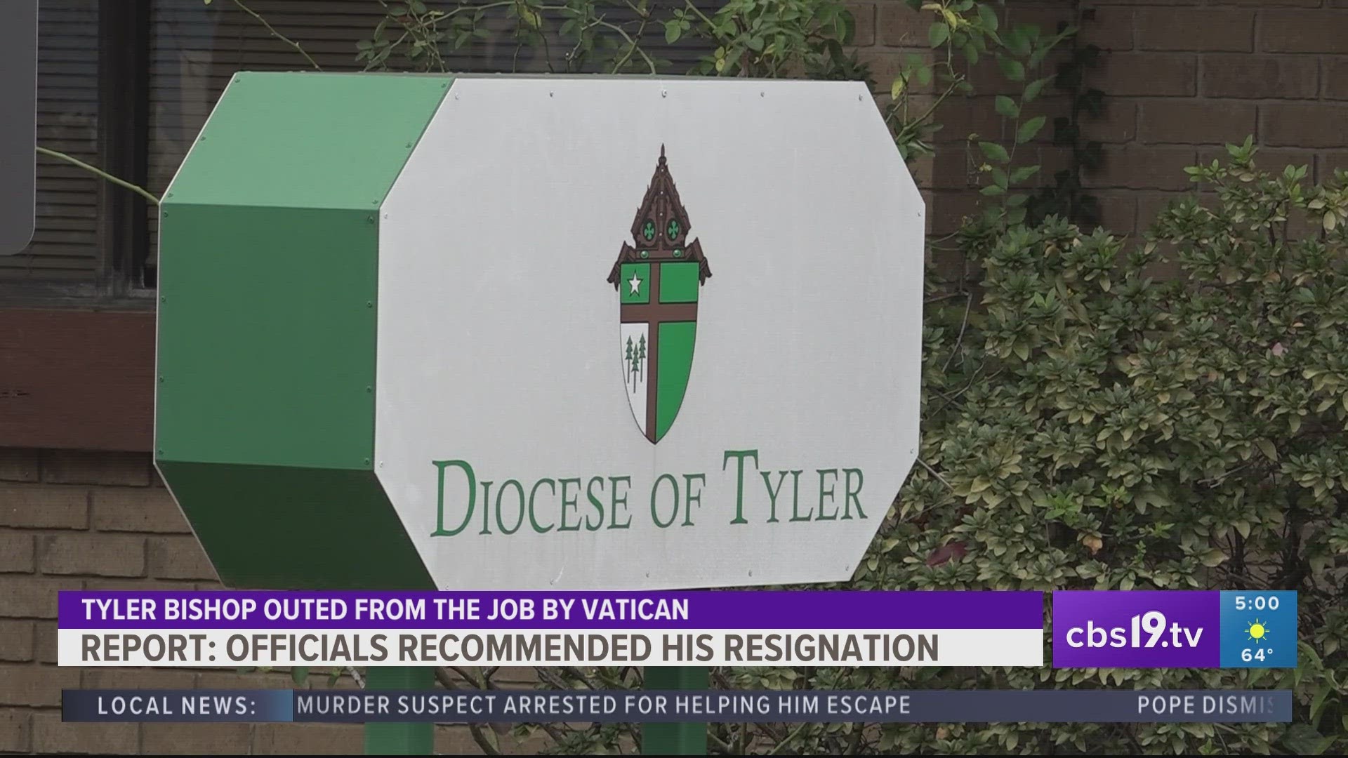 Joseph Strickland was removed as the bishop of Tyler on Saturday by Pope Francis.