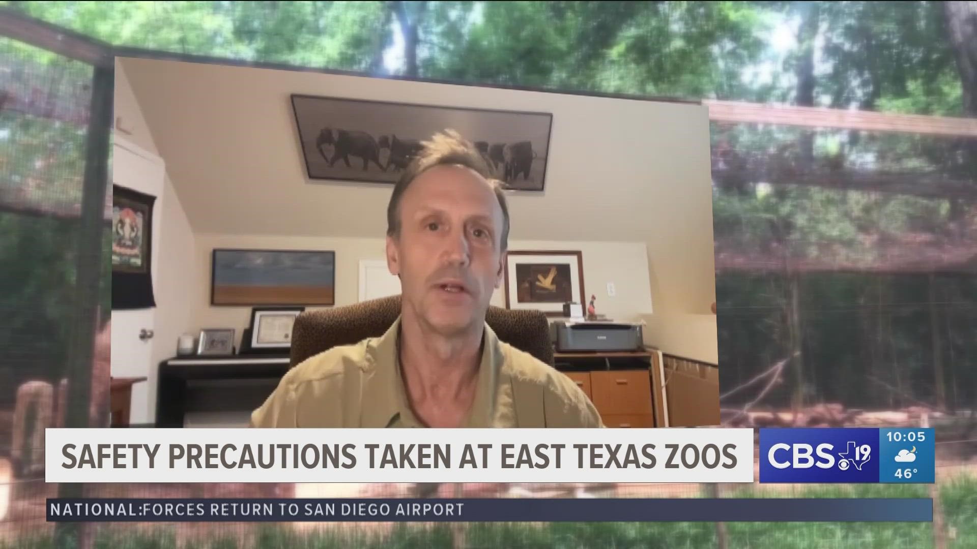 Safety precautions take an East Texas zoos