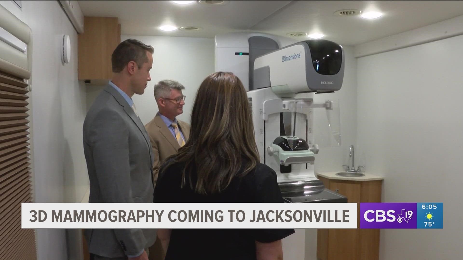 The new mammography unit will allow radiologists to see images in multiple layers and detect small cancers.