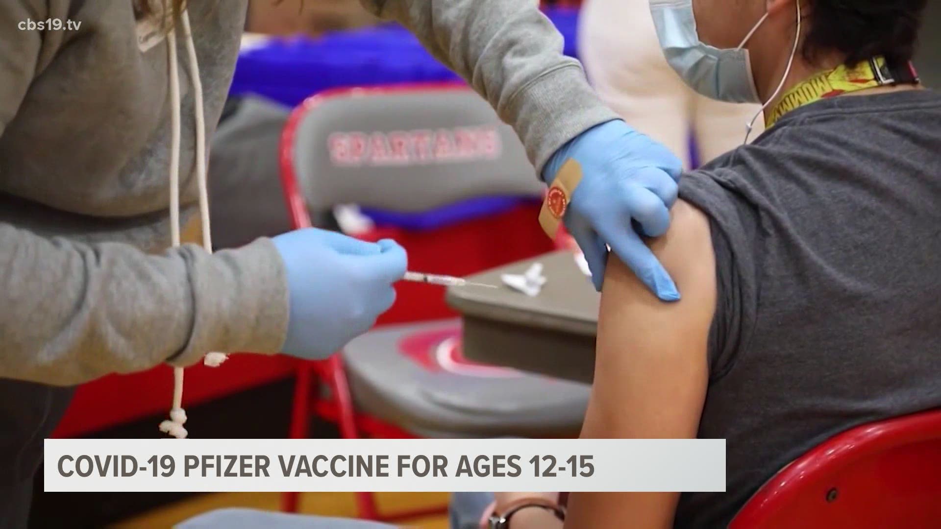 The CDC has cleared the way all 12 to 15 year olds to get Pfizer's COVID vaccine.