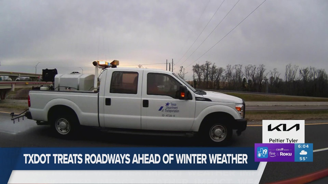 TxDOT treats East Texas roadways ahead of winter snap | cbs19.tv