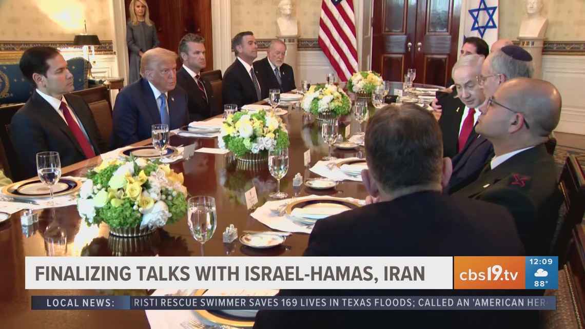 President Trump seeks to finalize talks with Israel, Iran