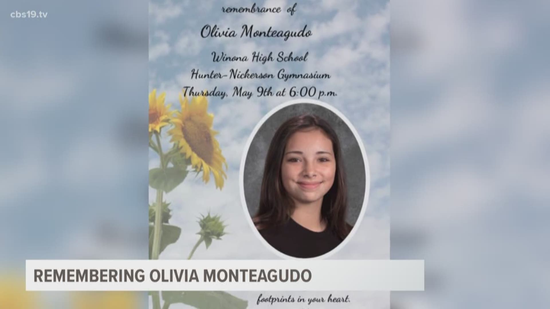 Winona ISD held a memorial service for the 8th grader who was found dead in her home Monday in what investigators are now calling a murder-suicide.
