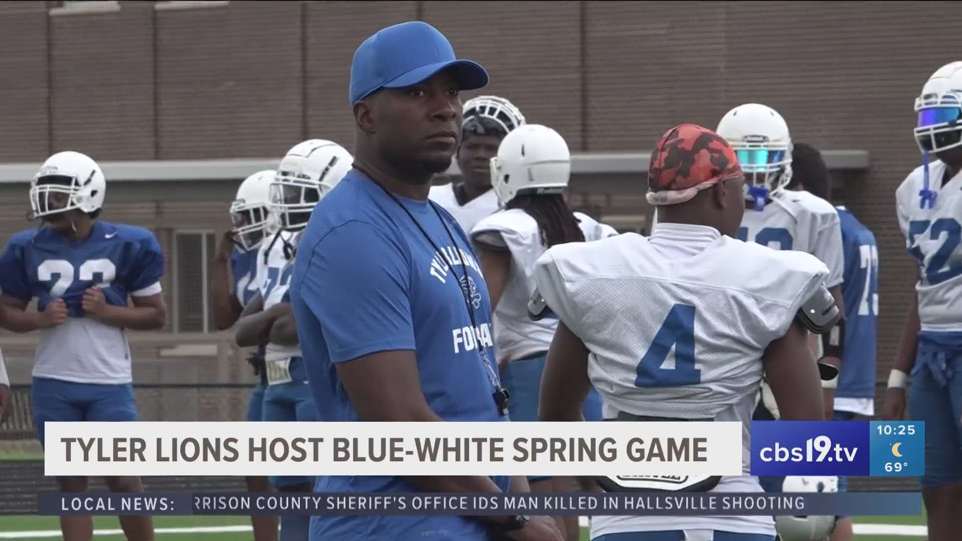 Tyler High Lions hold annual blue-white spring game