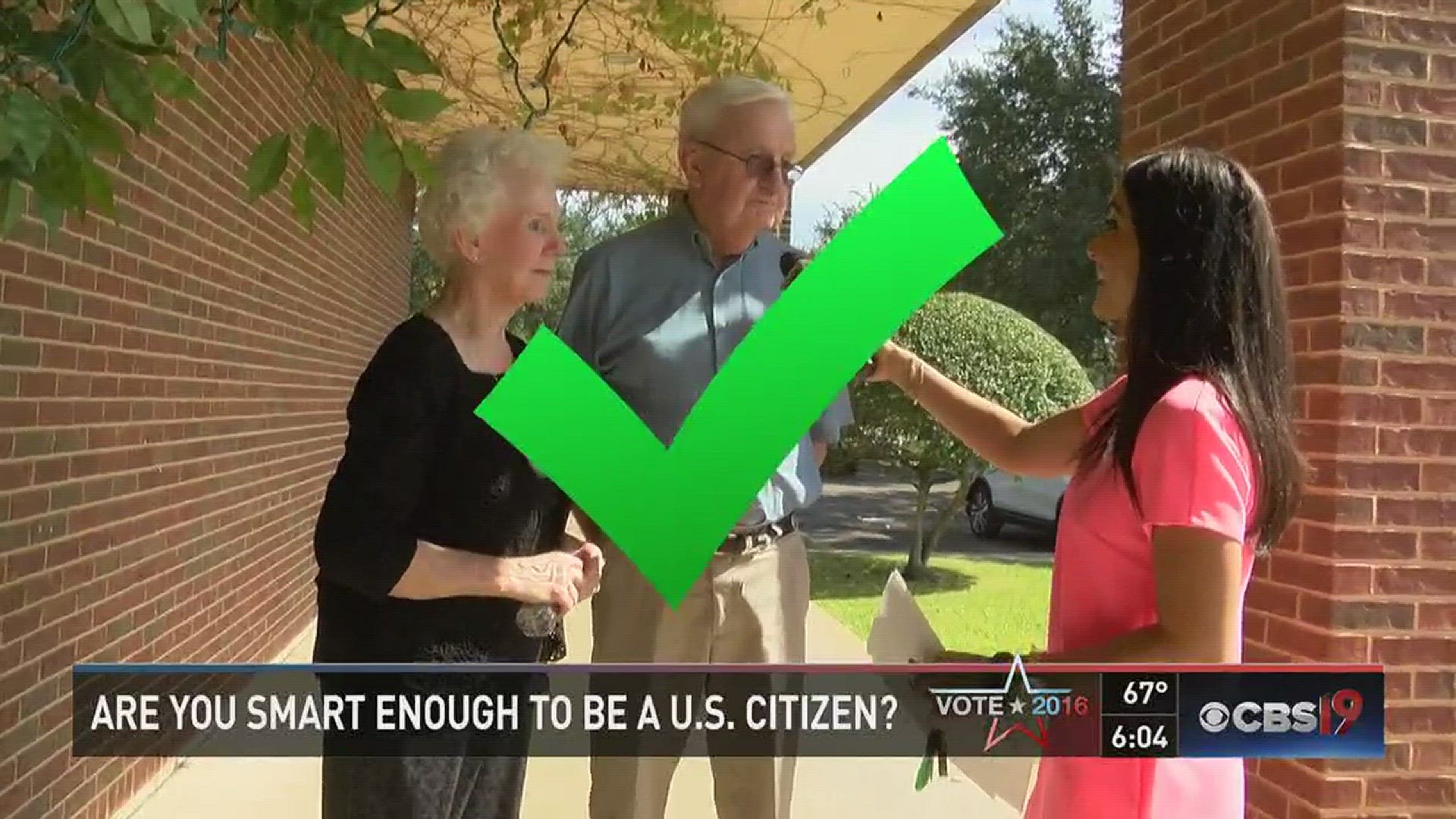 Are you smart enough to pass? CBS19's Jacquelin Sarkissian put some East Texans to the test.