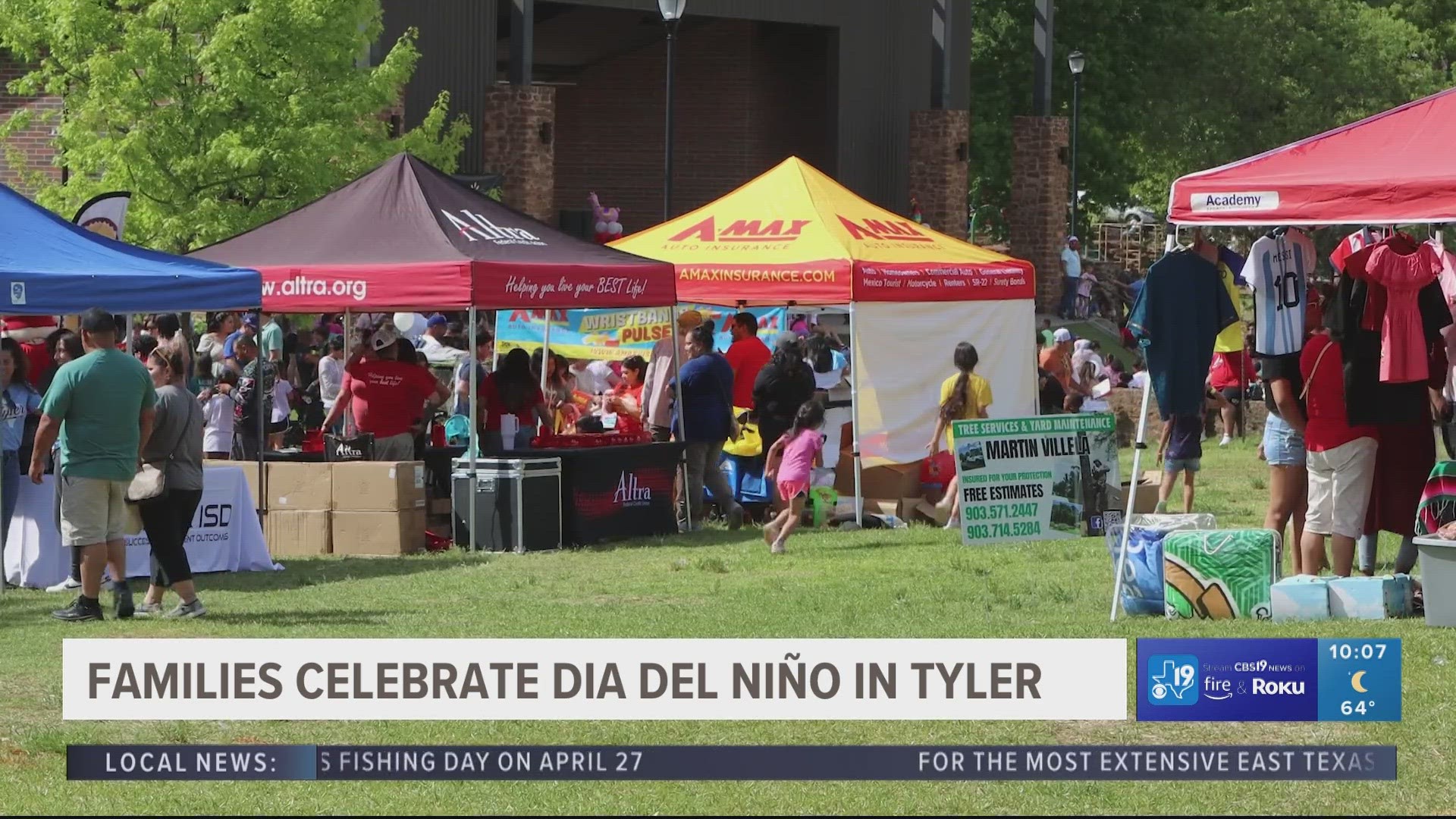 Families celebrate Children's Day in Bergfeld Park