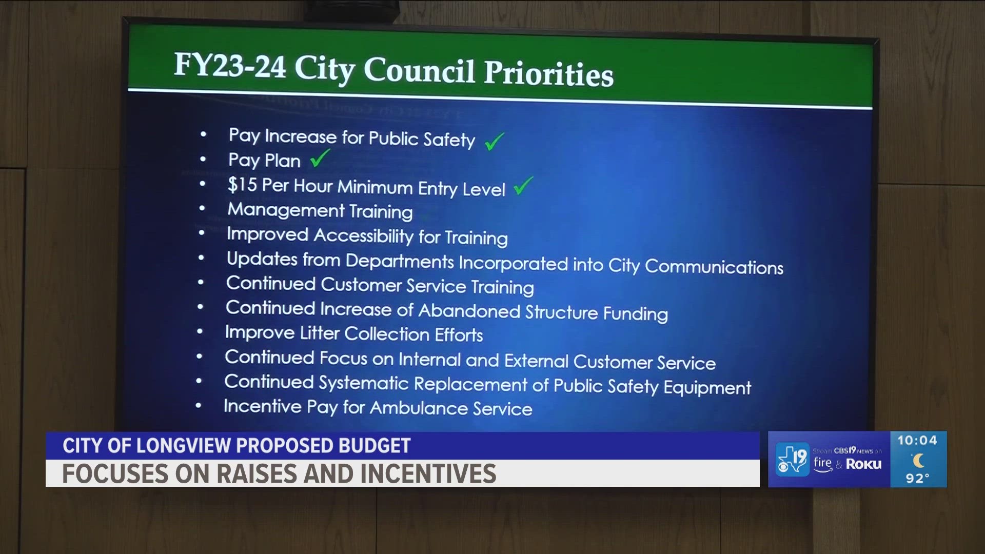 The city will use an estimation of over 95 million dollars to combat the increase of resignations of department officials.