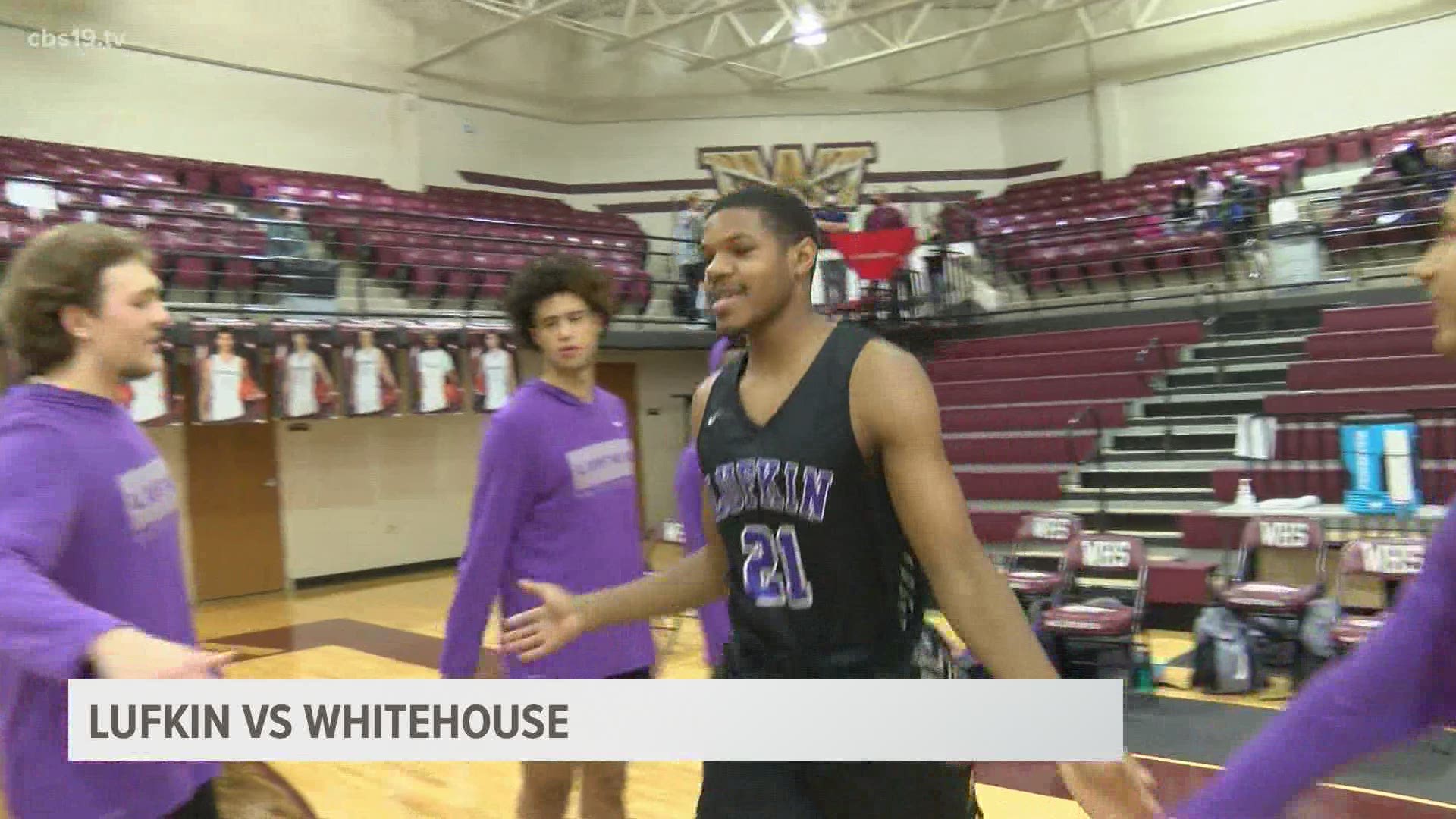 Lufkin beats Whitehouse in 5A action 54-49.