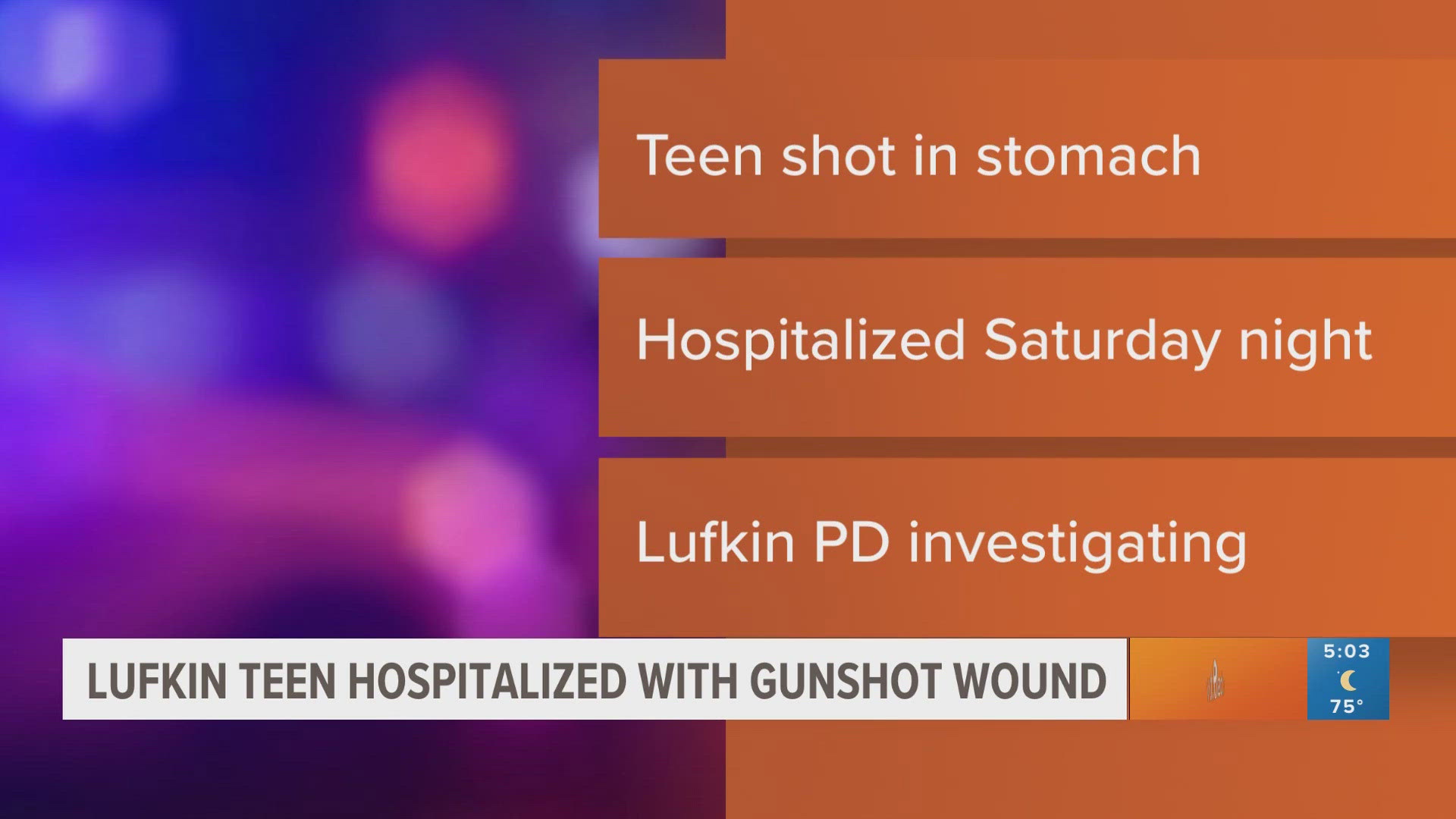 The investigation is underway.