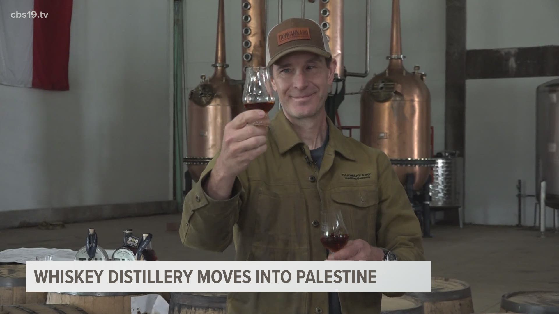 Inside look at TahWahKaro Whiskey distillery in Palestine