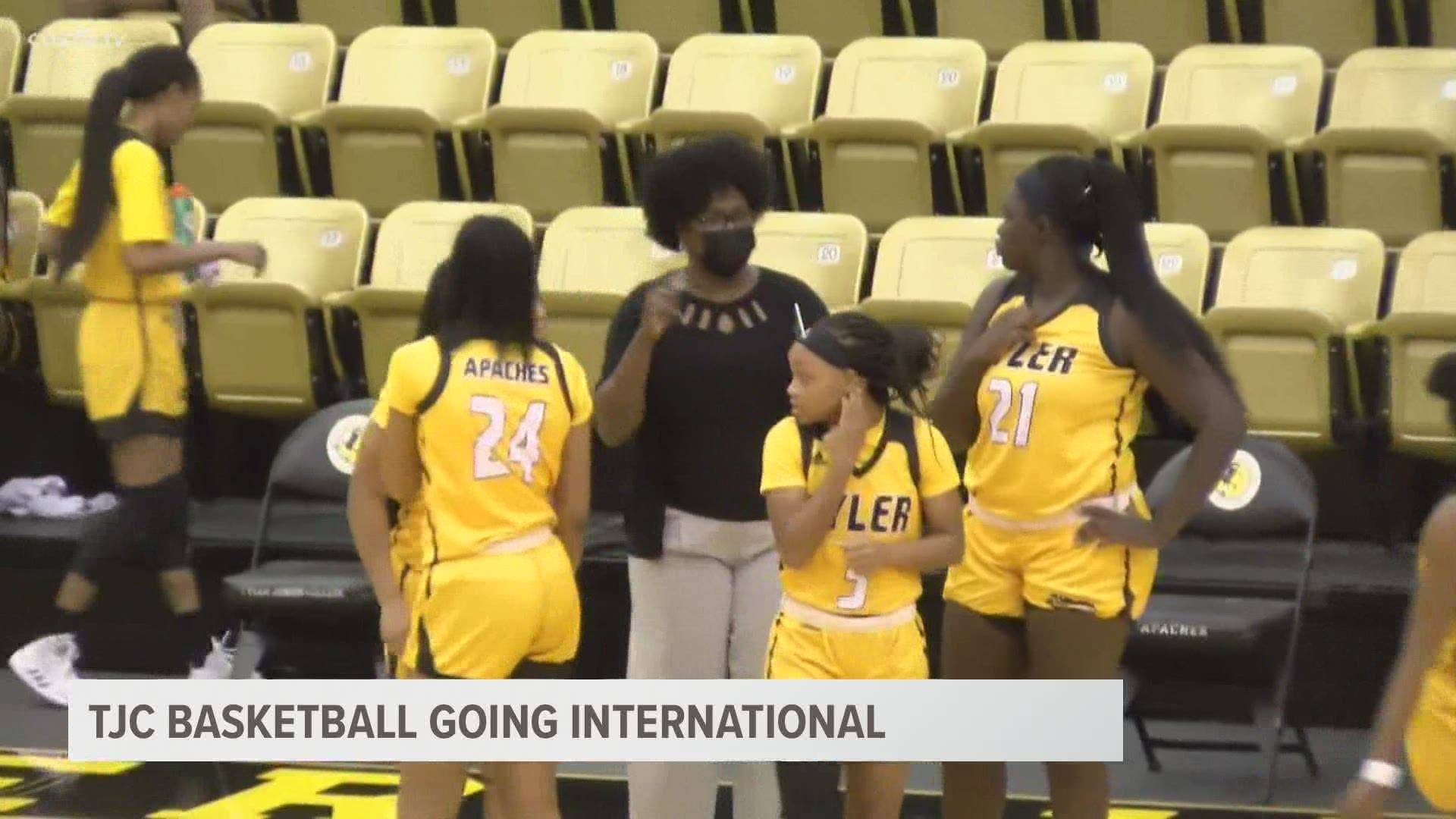 For 4 players on the TJC women's basketball team, donning the yellow and gold is the opportunity of a lifetime.