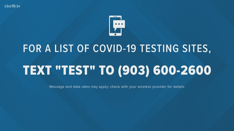 LIST: Where to get a COVID-19 test in East Texas