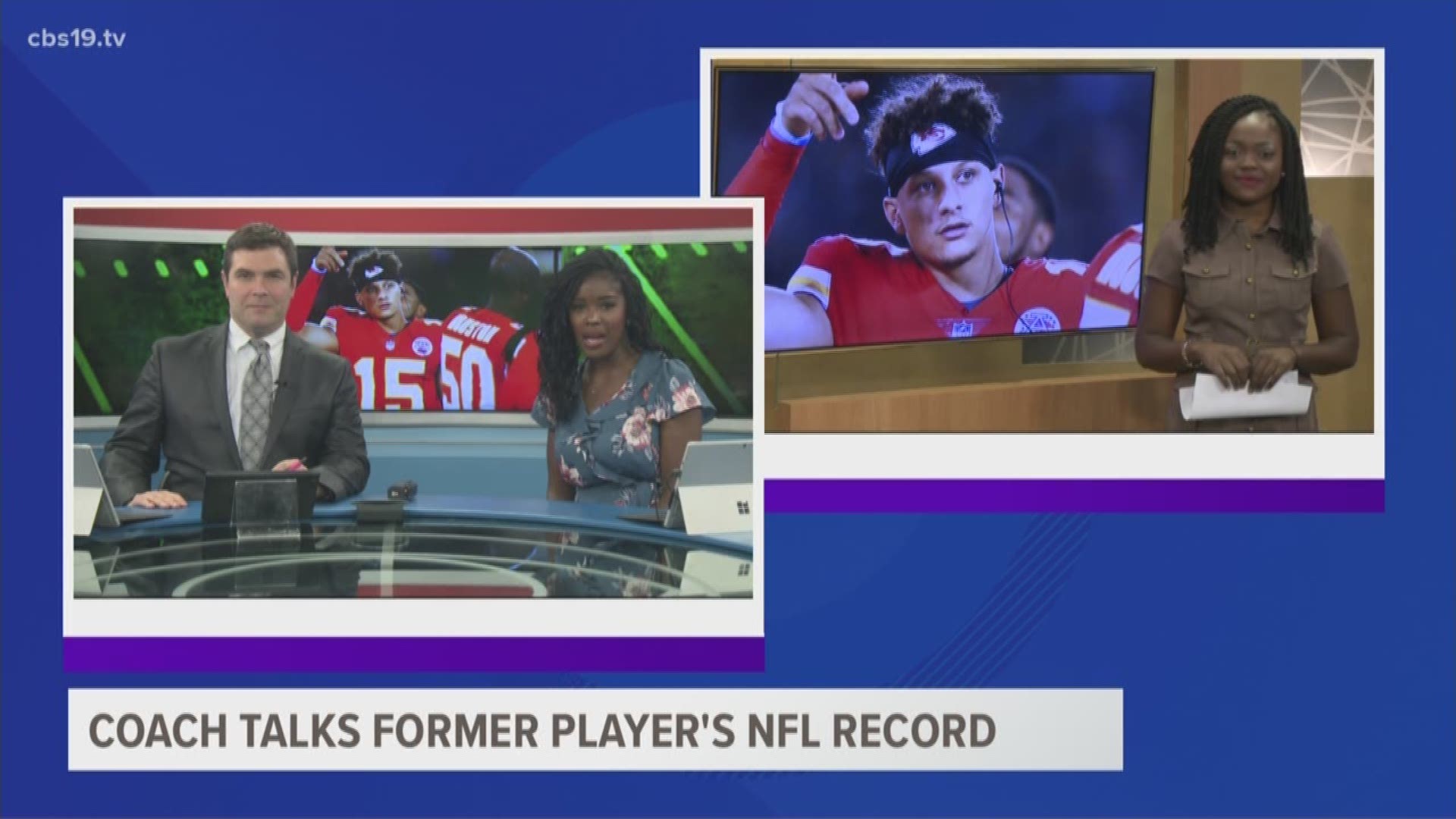 Whitehouse native Patrick Mahomes II is now in the NFL records book, and his former high school football coach couldn't be more proud. 