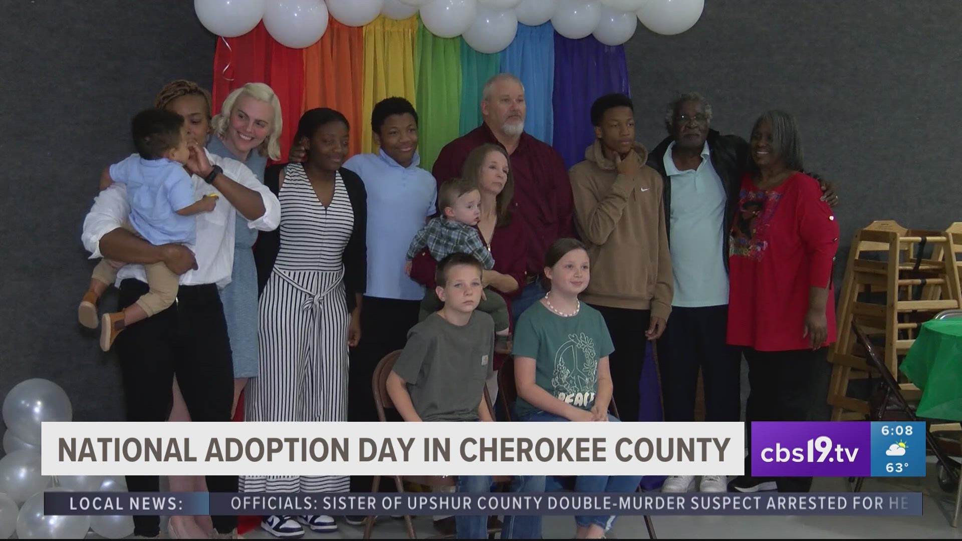 Officials, families celebrate adoption of six children in Cherokee County  for National Adoption Month