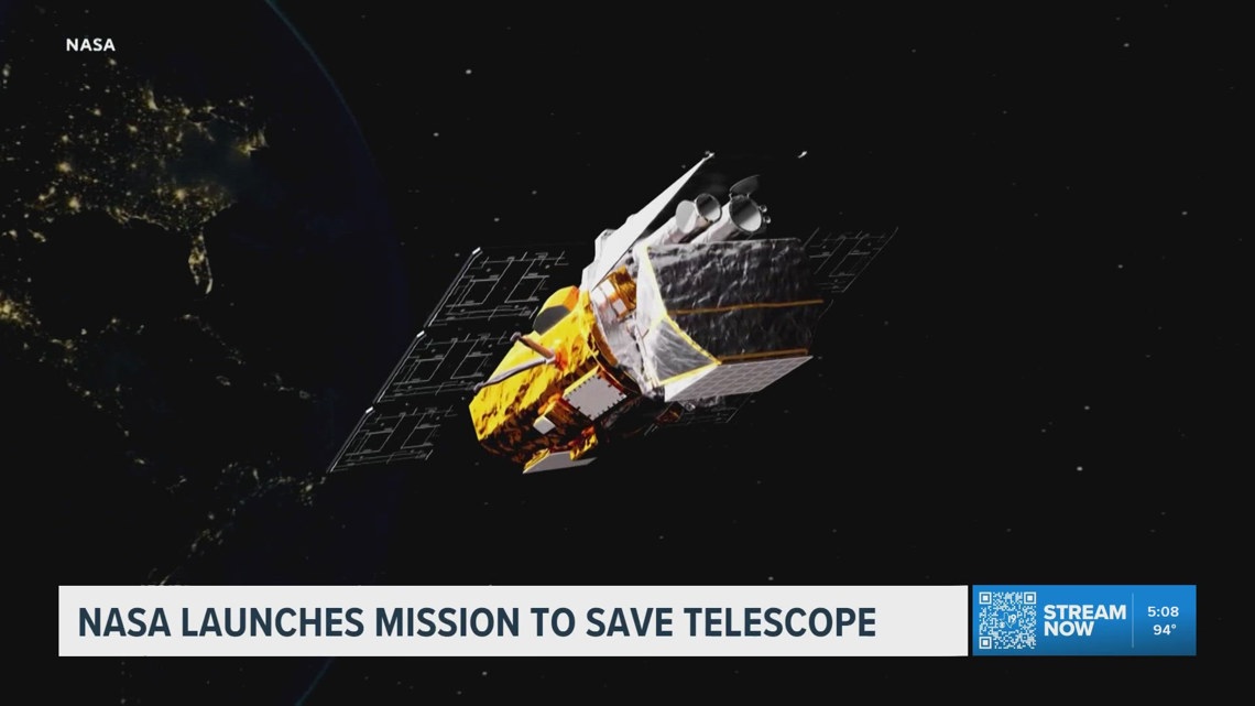 NASA launches unprecedented mission to save aging Swift space telescope ...