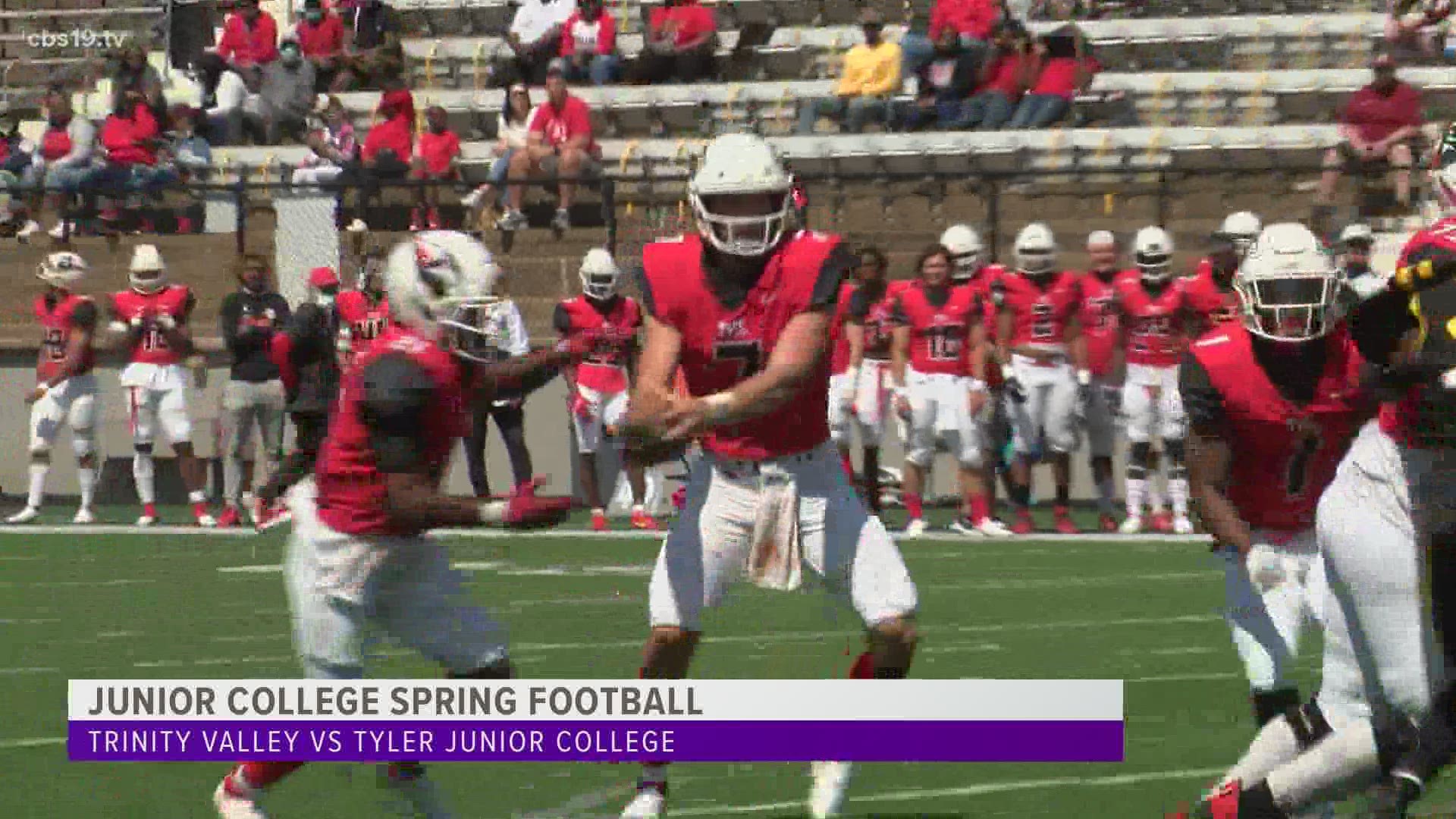 It was too much TVCC Friday afternoon as the Cardinals improved to 2-0 after a 42-10 victory over TJC