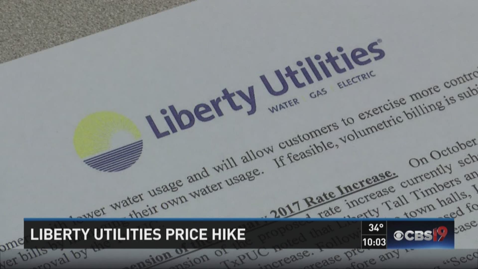 Liberty Utilities price hike