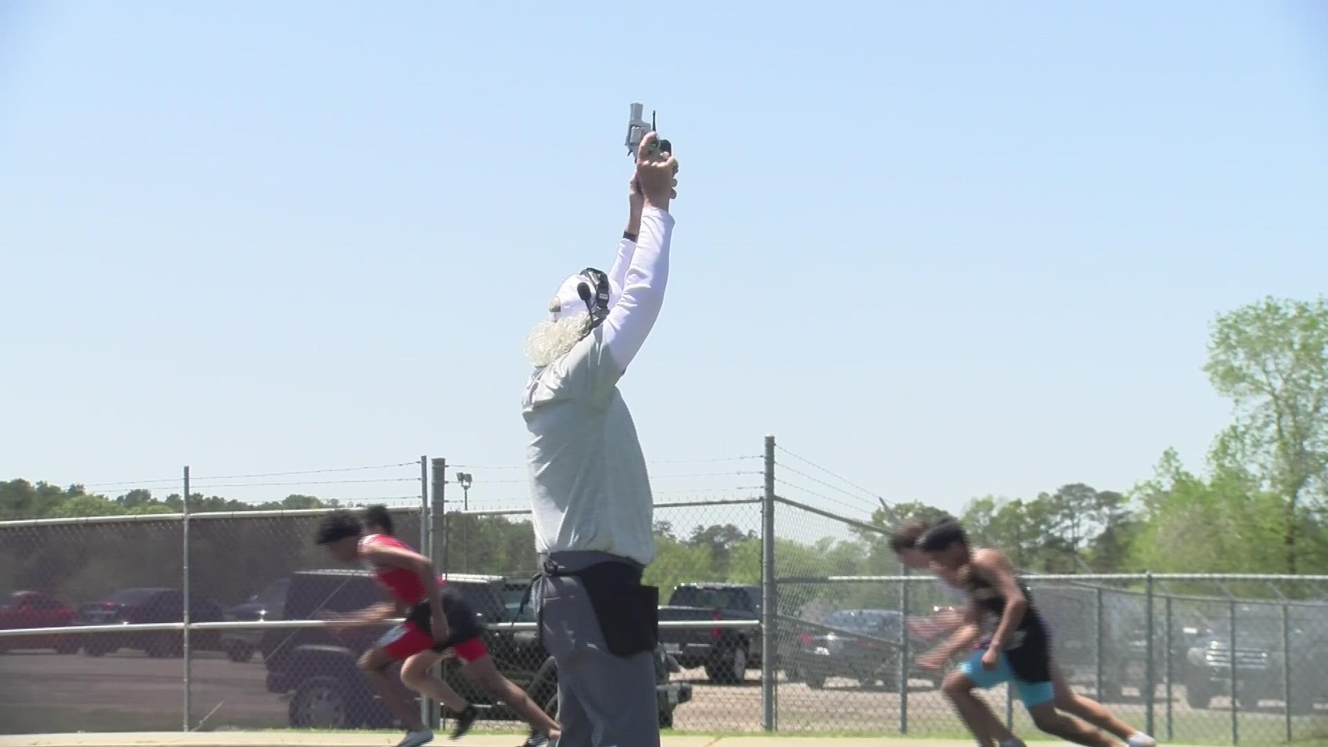 The District 15-5A track meet took place Thursday at Bobcat stadium in Hallsville. CBS19 sports anchor Ashley Moore was there to catch some of the action.