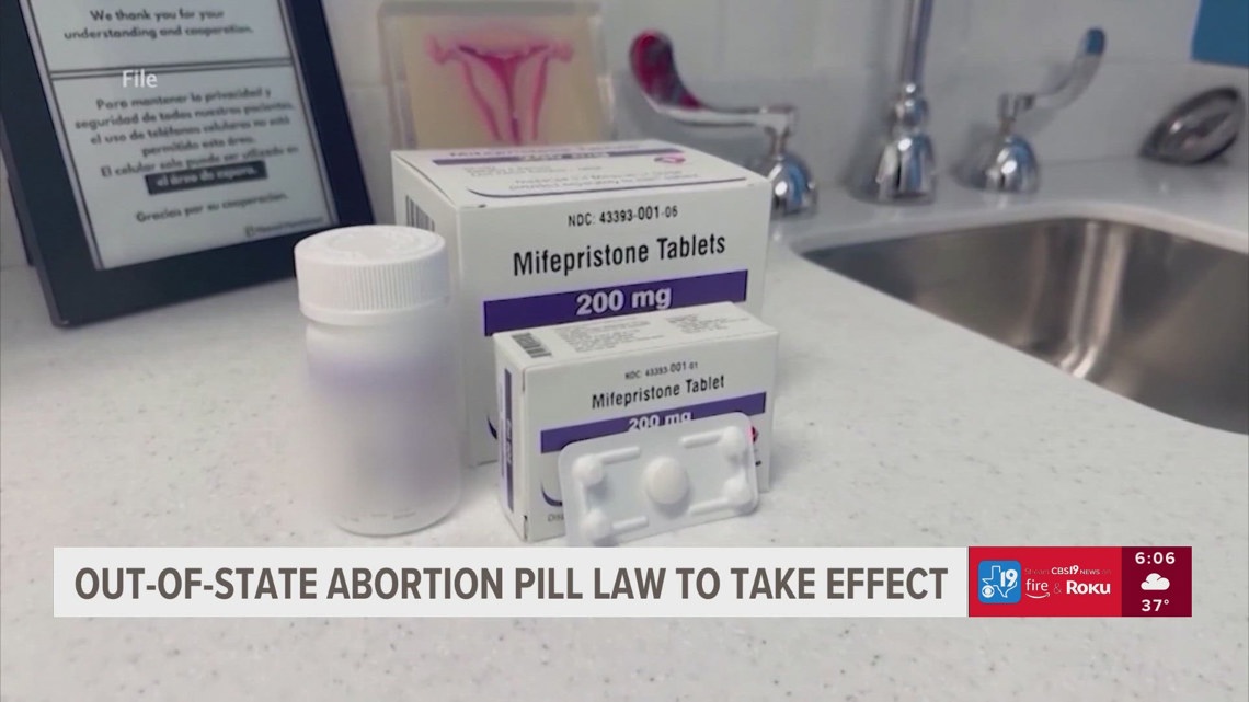 Texas' out-of-state abortion pill law takes effect this week