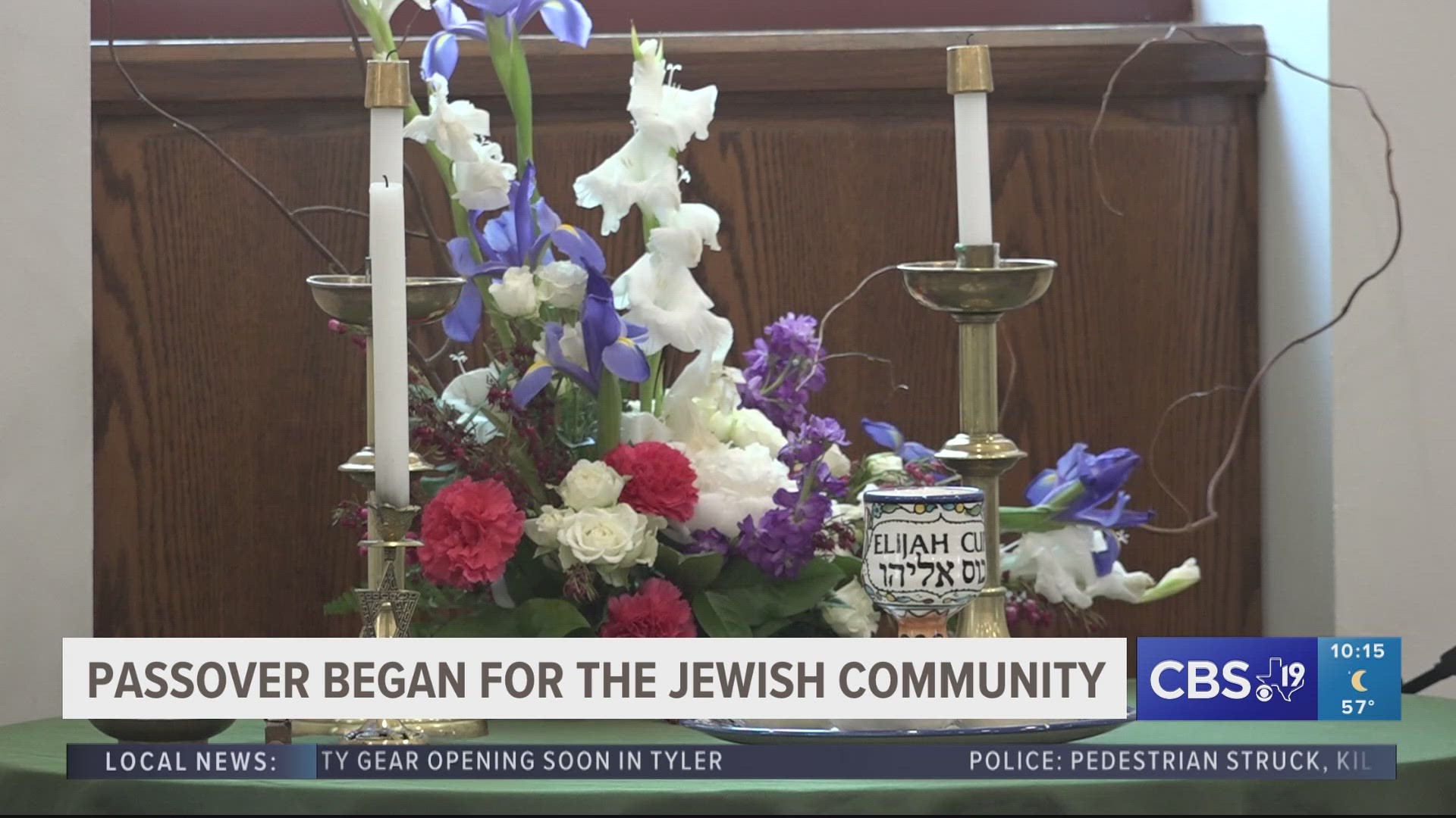 Passover holiday begins for Jewish community