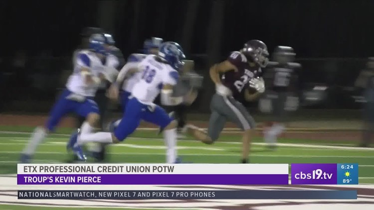 East Texas Professional Credit Union Player of the Week: Troup Tigers' Kevin Pierce