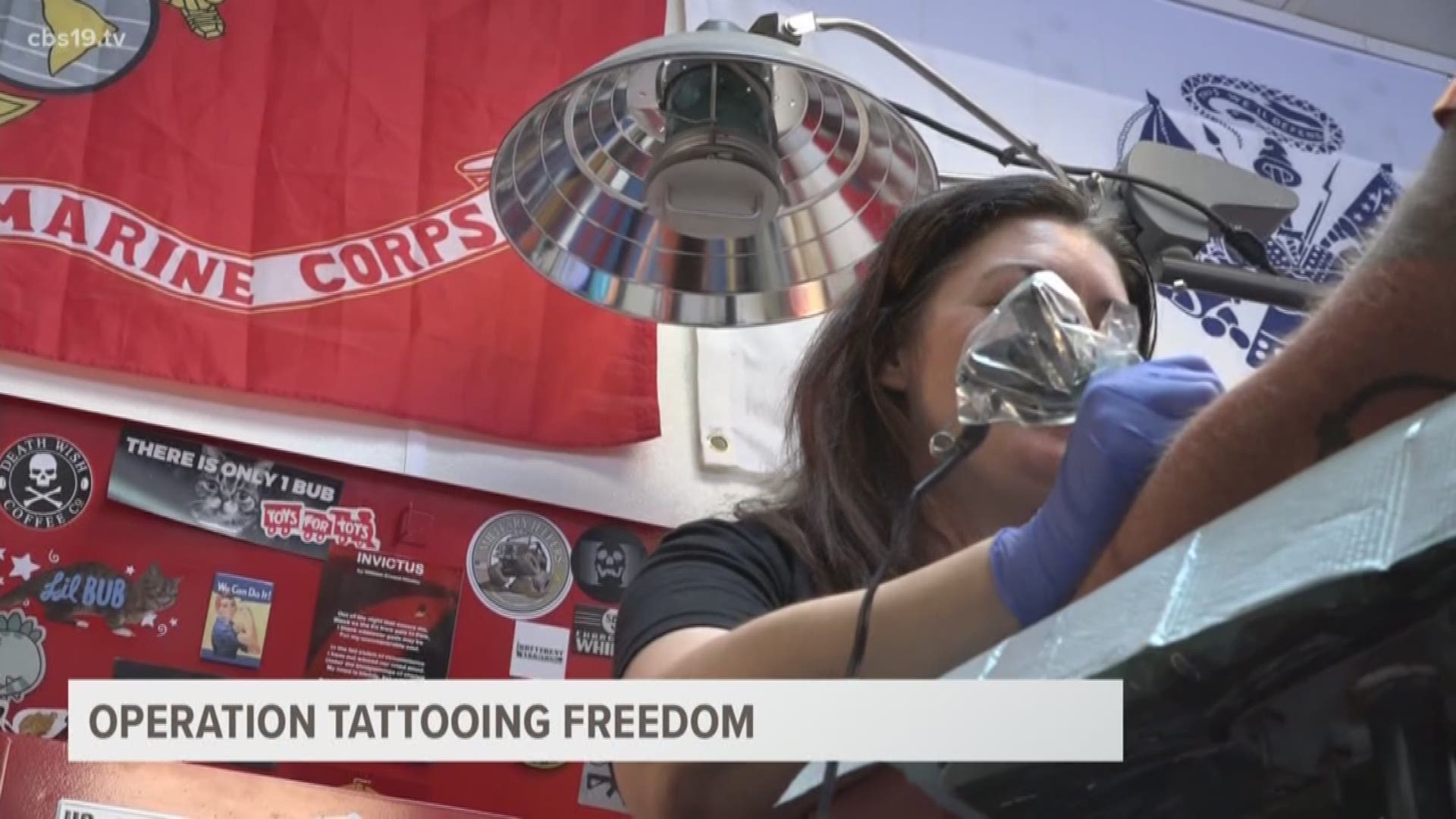 Ink Armory Art & Tattoo in Longview and Operation Tattooing Freedom brings a source of relief and hope to veterans dealing with Post-Traumatic Stress Disorder. CBS19's Lexie Hudson shows us how.