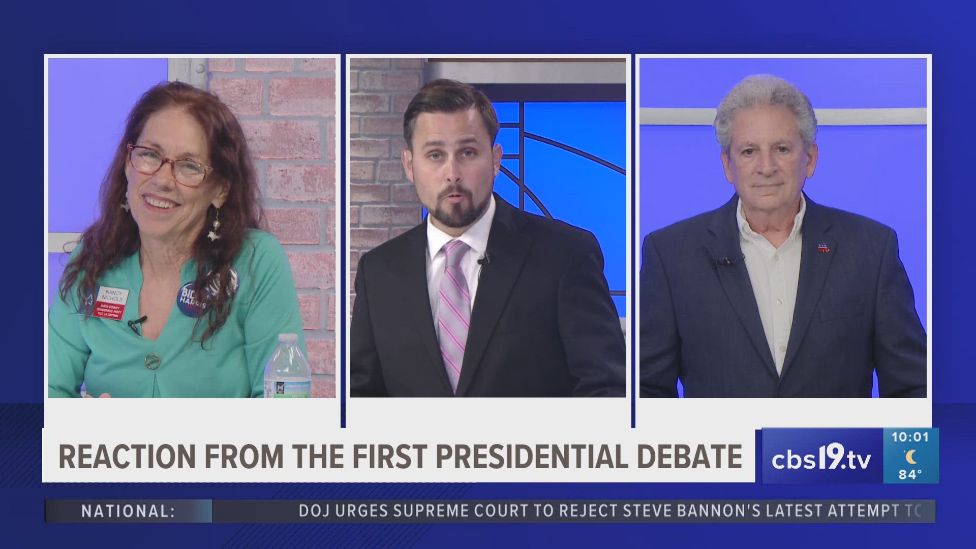 CBS19 spoke with members of both parties following Thursdays presidential debate.