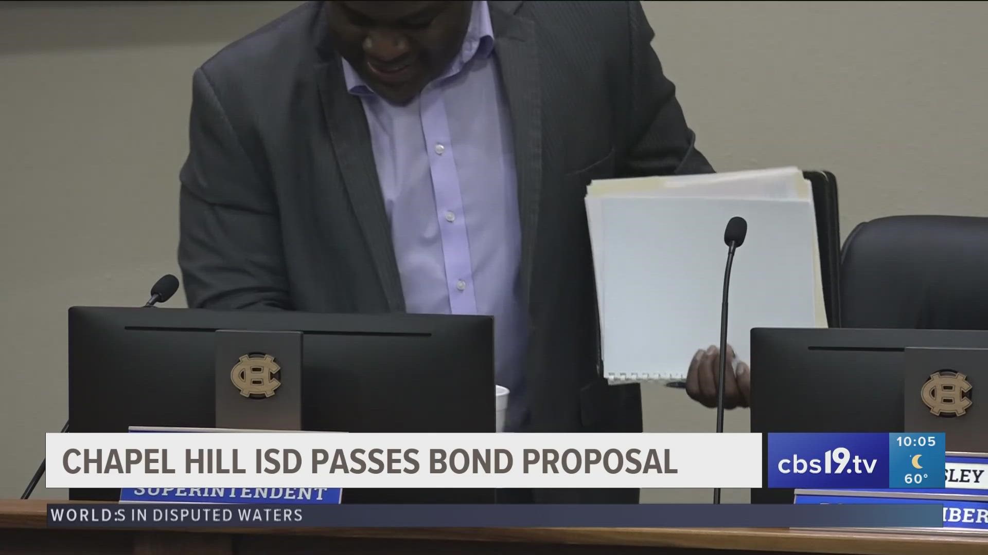 Chapel Hill ISD passes bond proposal