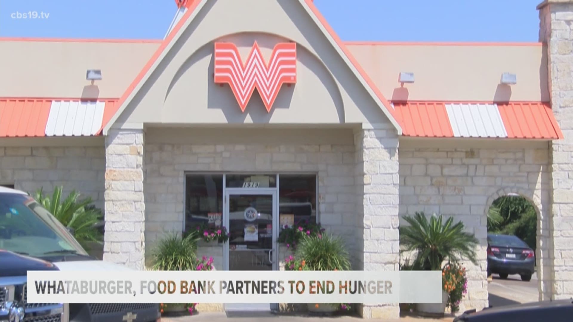 Free Whataburger for two can donation