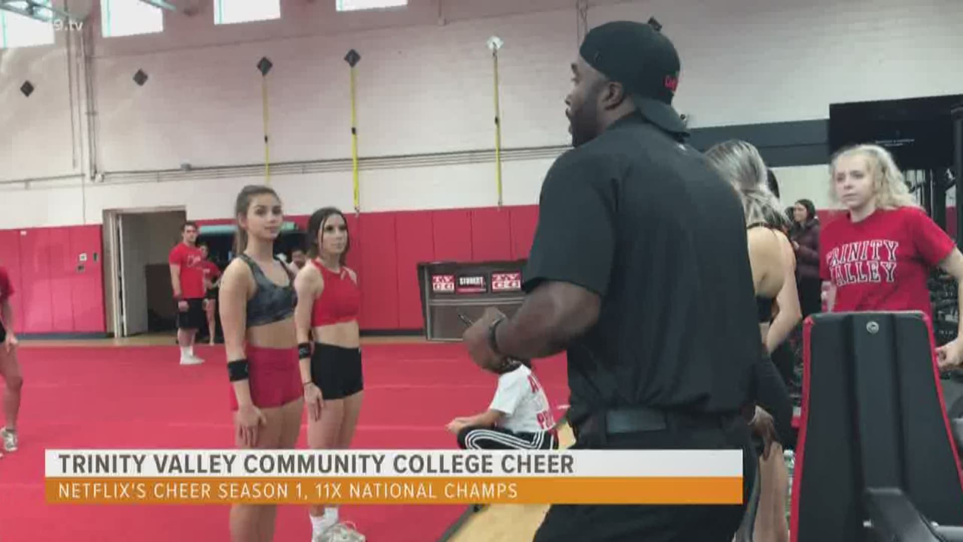 Netflix's Cheer season 1 gained national attention. It featured Navarro college, but also showed their rivals 11x national champs Trinity Valley Community College.