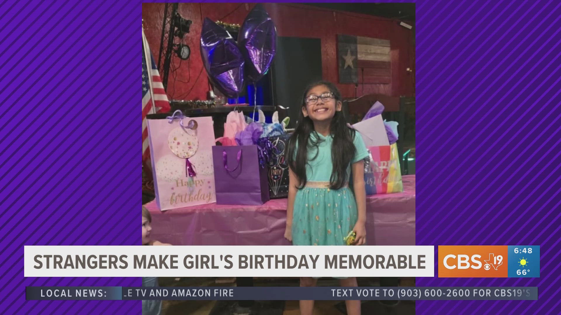 After Adalynn Gonzalez's celebration at a Longview skating rink was initially empty, a Facebook post lead to an outpouring of community support for the 10-year-old. 