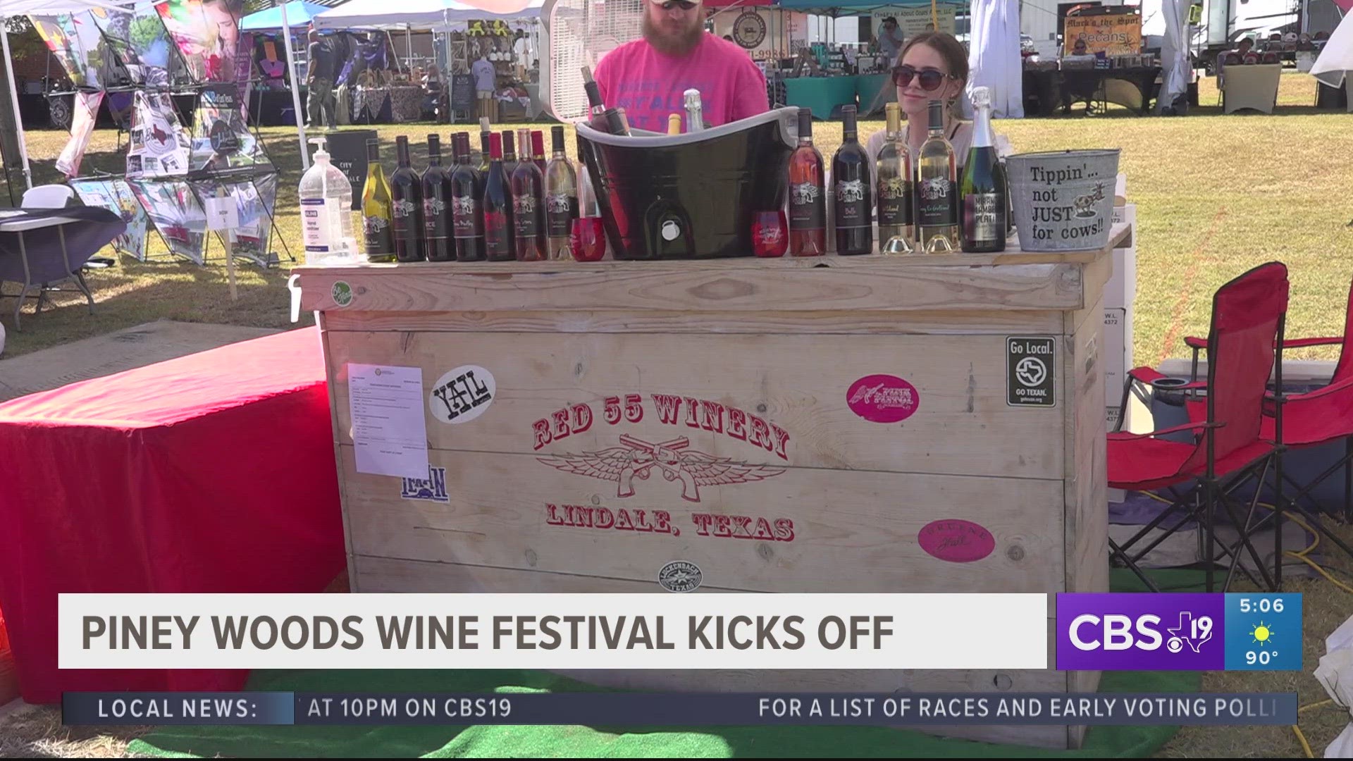 Wine vendors from across East Texas gathered to showcase their best beverages for community members to enjoy.