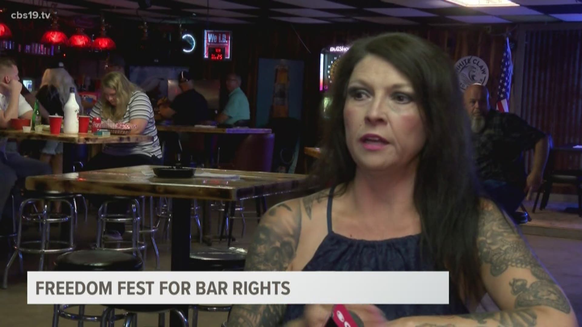 One East Texas bar owner said she is being targeting by state officials.