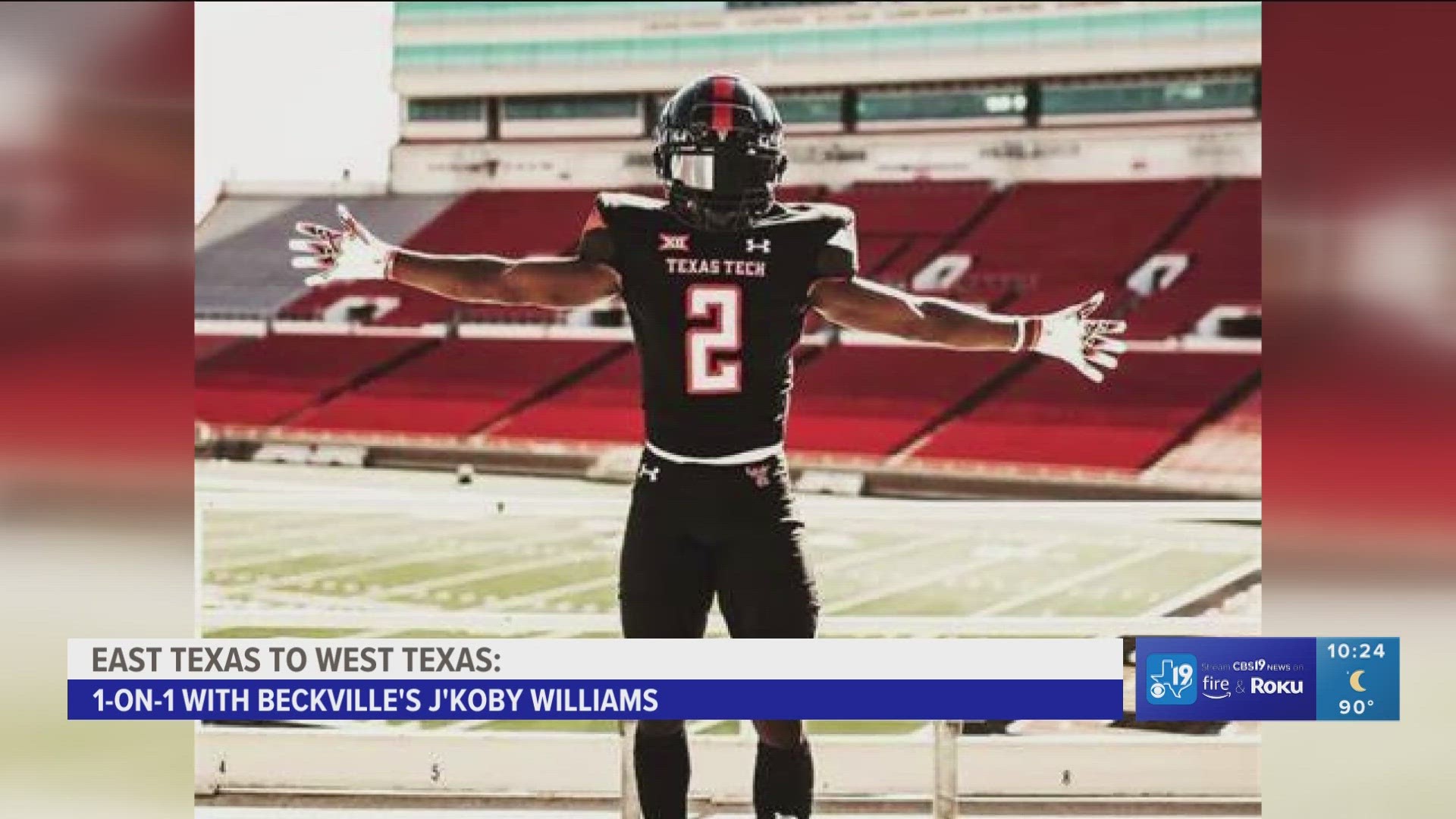 Beckville HS Athlete J'Koby Williams Commits To Texas Tech | Cbs19.tv