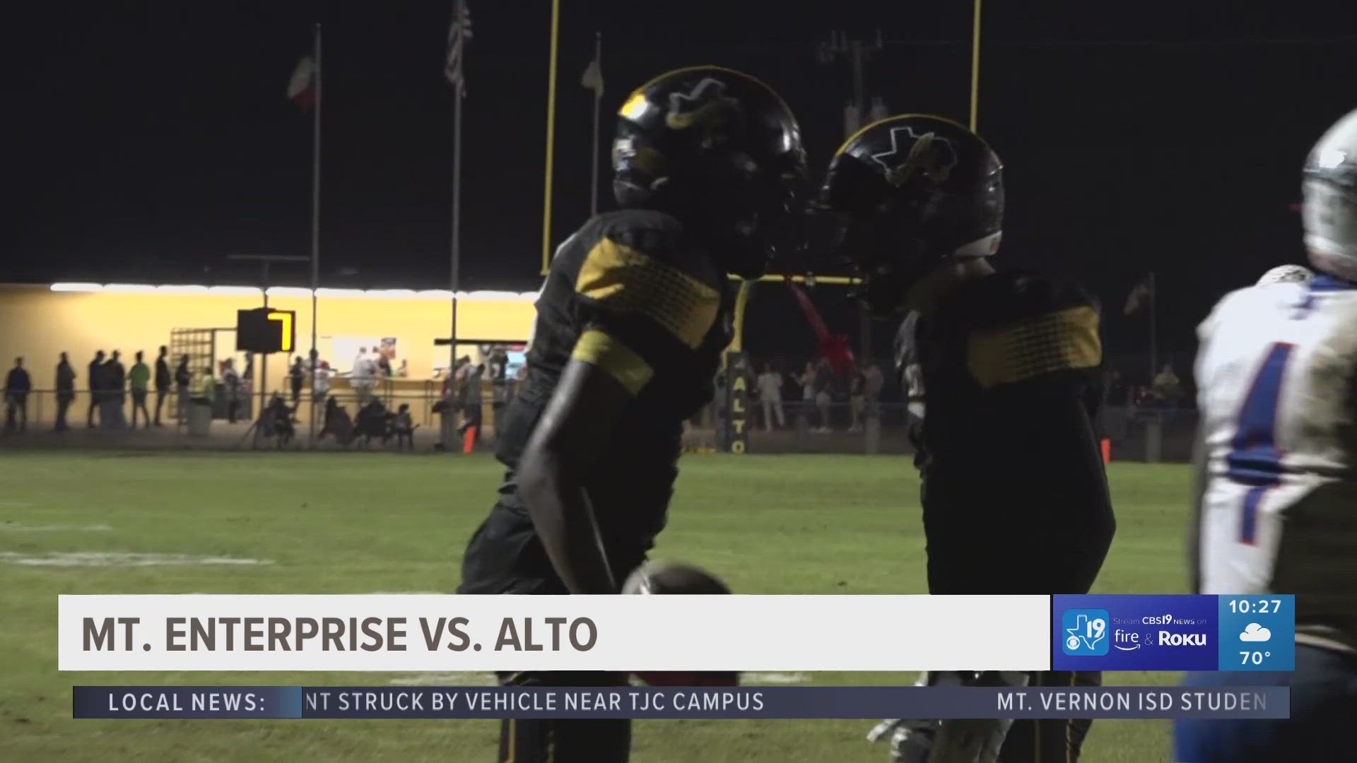 The Alto Yellowjackets hosted the Mt. Enterprise Wildcats.