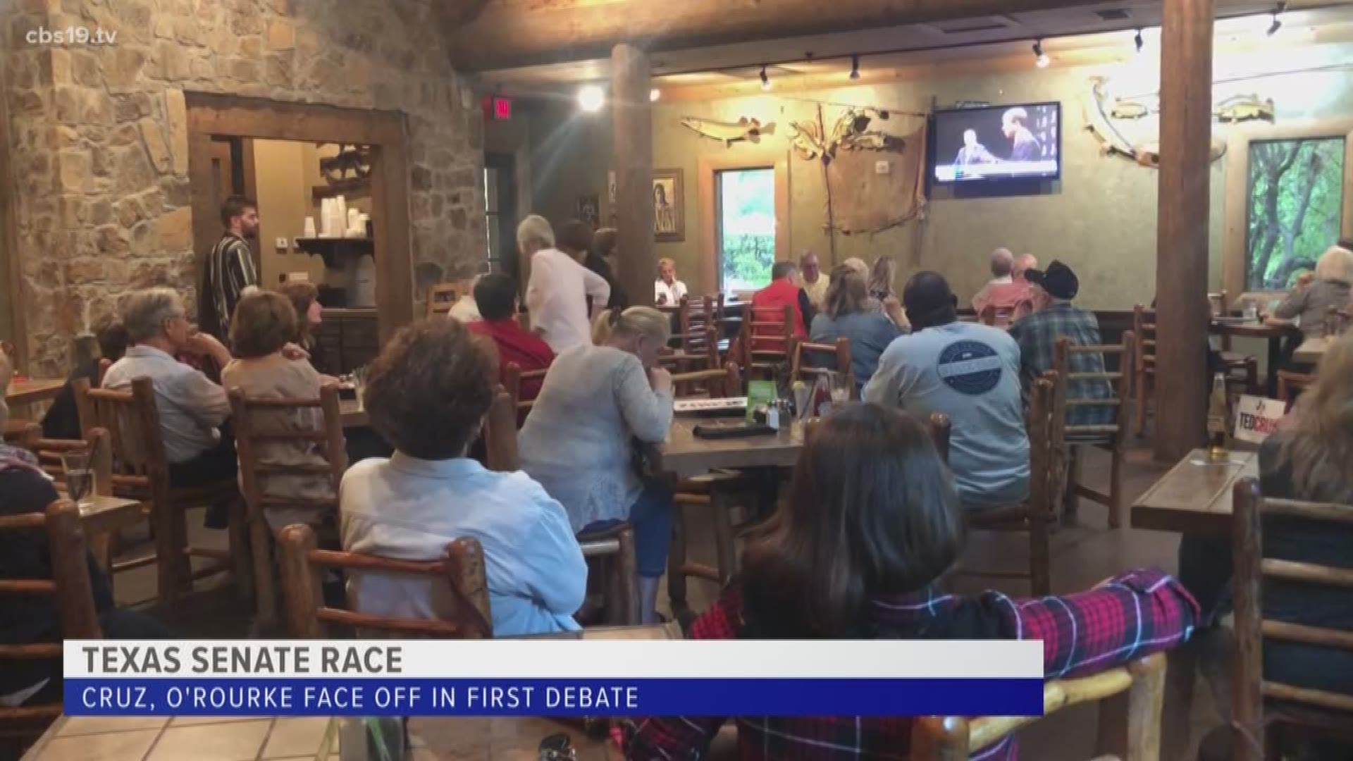 Senator Ted Cruz and Democrat Beto O'Rourke faced off in their first debate.