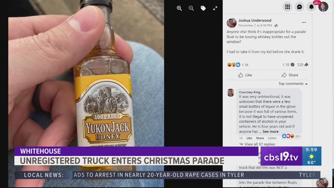 Unregistered vehicle hands out liquor at Whitehouse parade - Vimarsana News