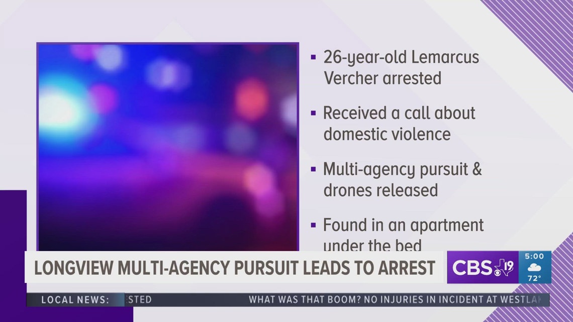 Gregg County man arrested after assault, evading law enforcement