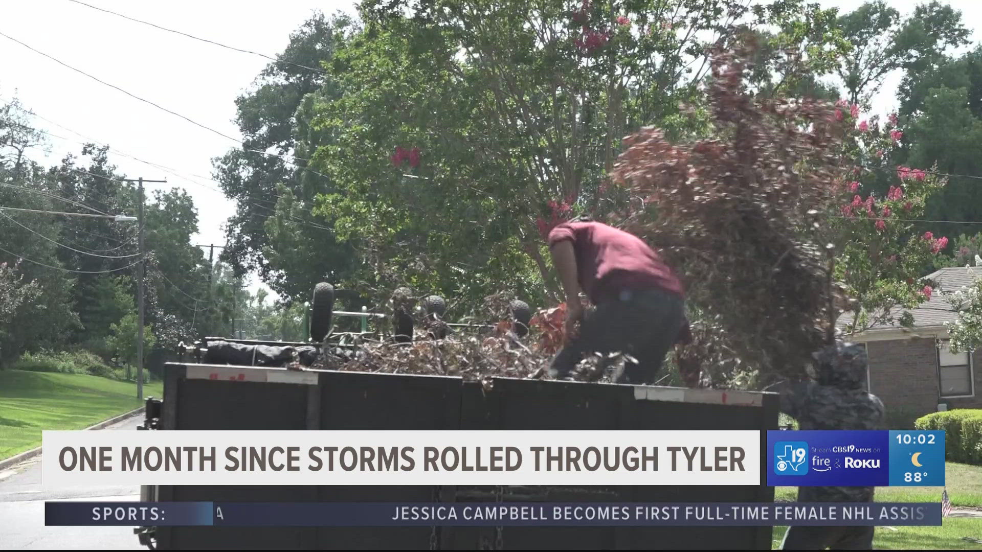 Residents spoke about the cleaning process and what the City of Tyler says is slowing it down.