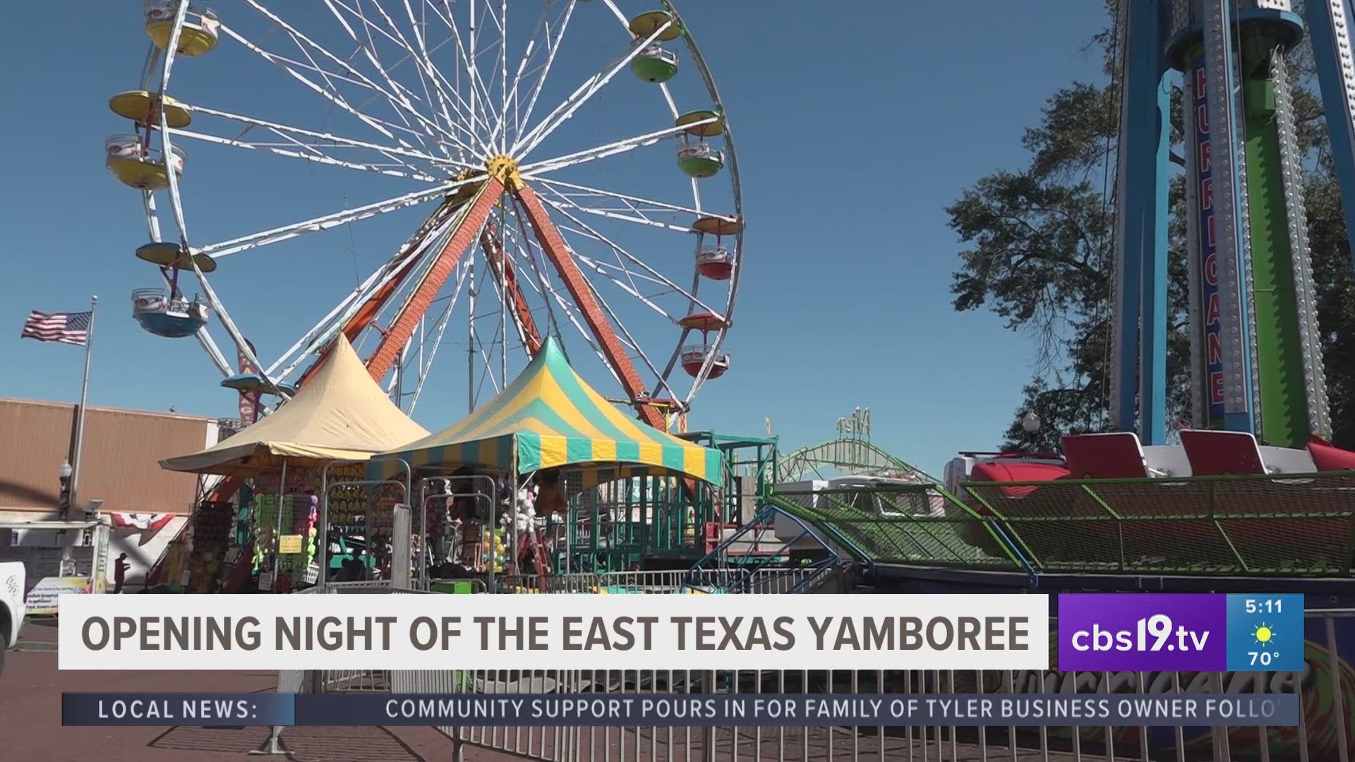 CBS19 will be live at the Yamboree Thursday, Oct. 17. We will also be live streaming the Queen's Parade at 11 a.m. Saturday in downtown Gilmer.